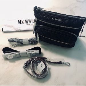 MZ Wallace Downtown Crosby Crossbody in Black